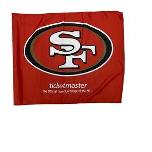 San Francisco 49ers NFL Ticketmaster Official Ticket Exchange Flag Red